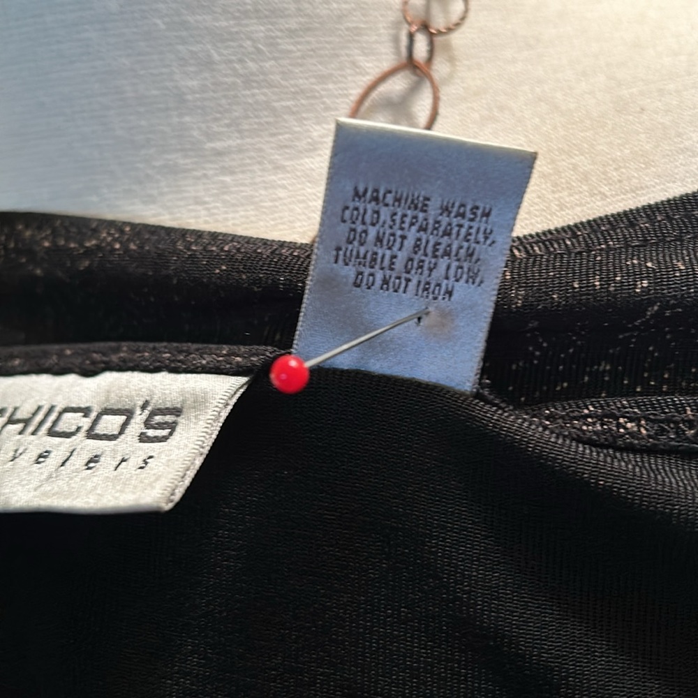 Chico’s tank top Black Size 1X - Picture 7 of 7